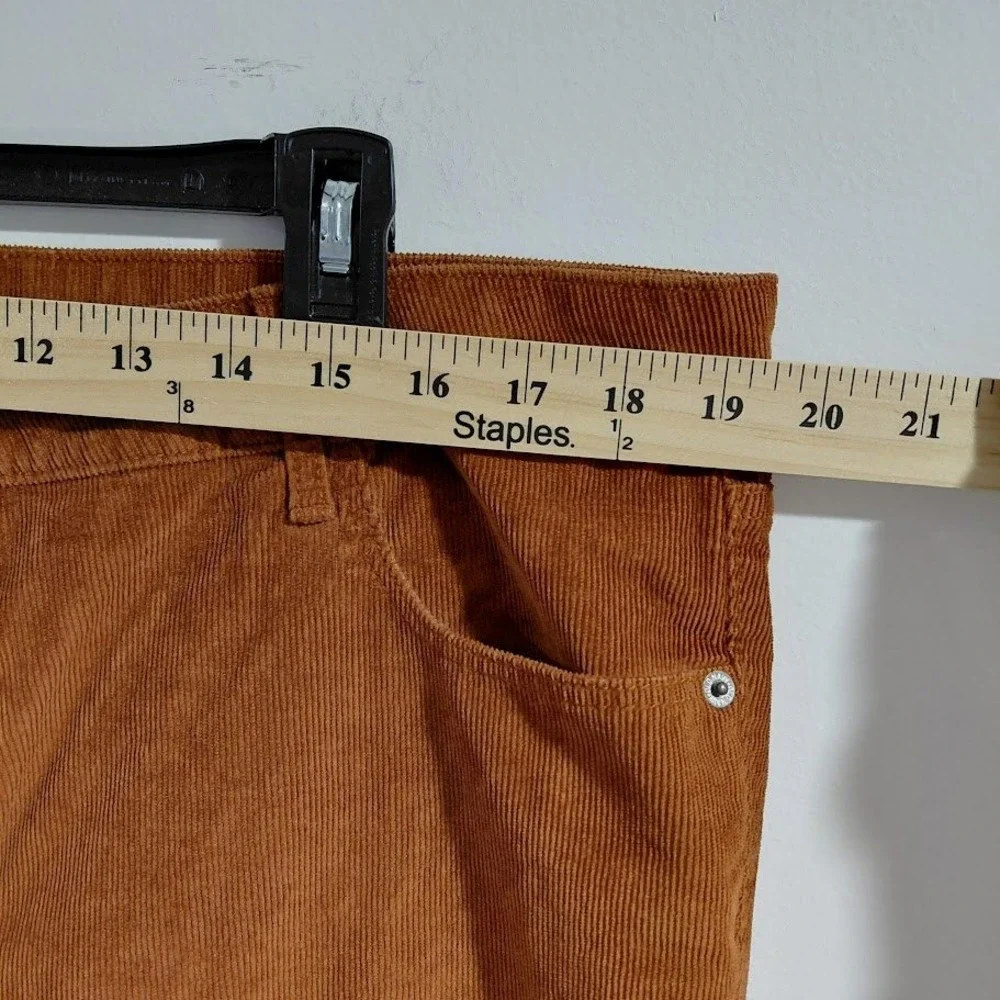 Old Navy Rockstar Super Skinny Corduroy Pants High Rise Brown Oolong Tea 20